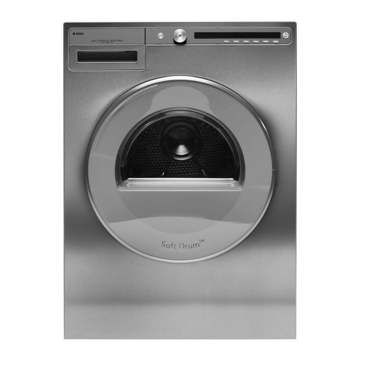 ASKO 5.1 Cubic Feet Electric Stackable Dryer Titanium Wayfair Canada